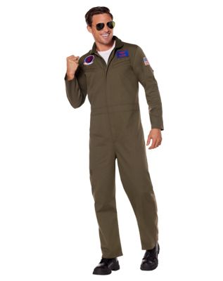 Adult Top Gun Jumpsuit Costume by Spirit Halloween