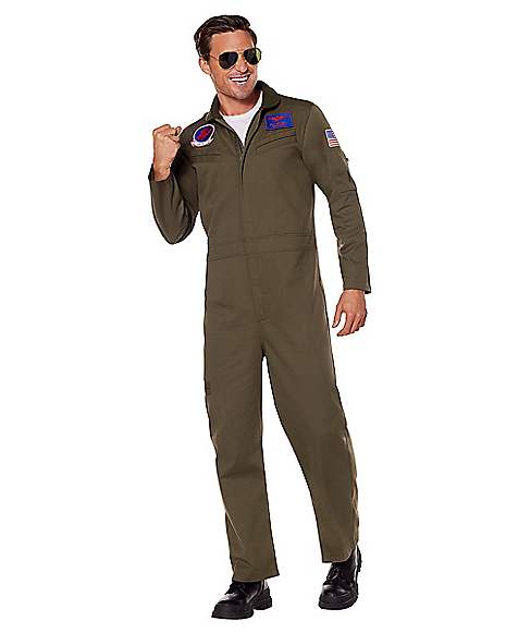 Adult Top Gun Jumpsuit Costume