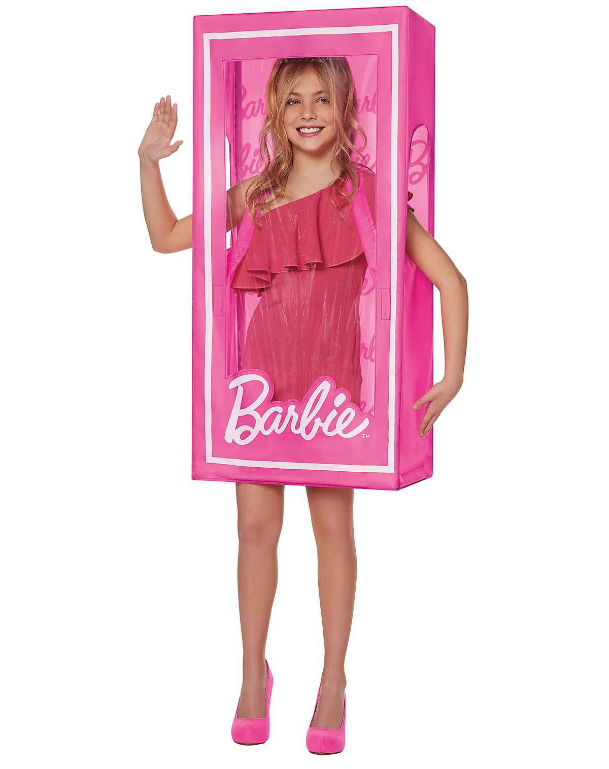Kids Barbie Box Costume
