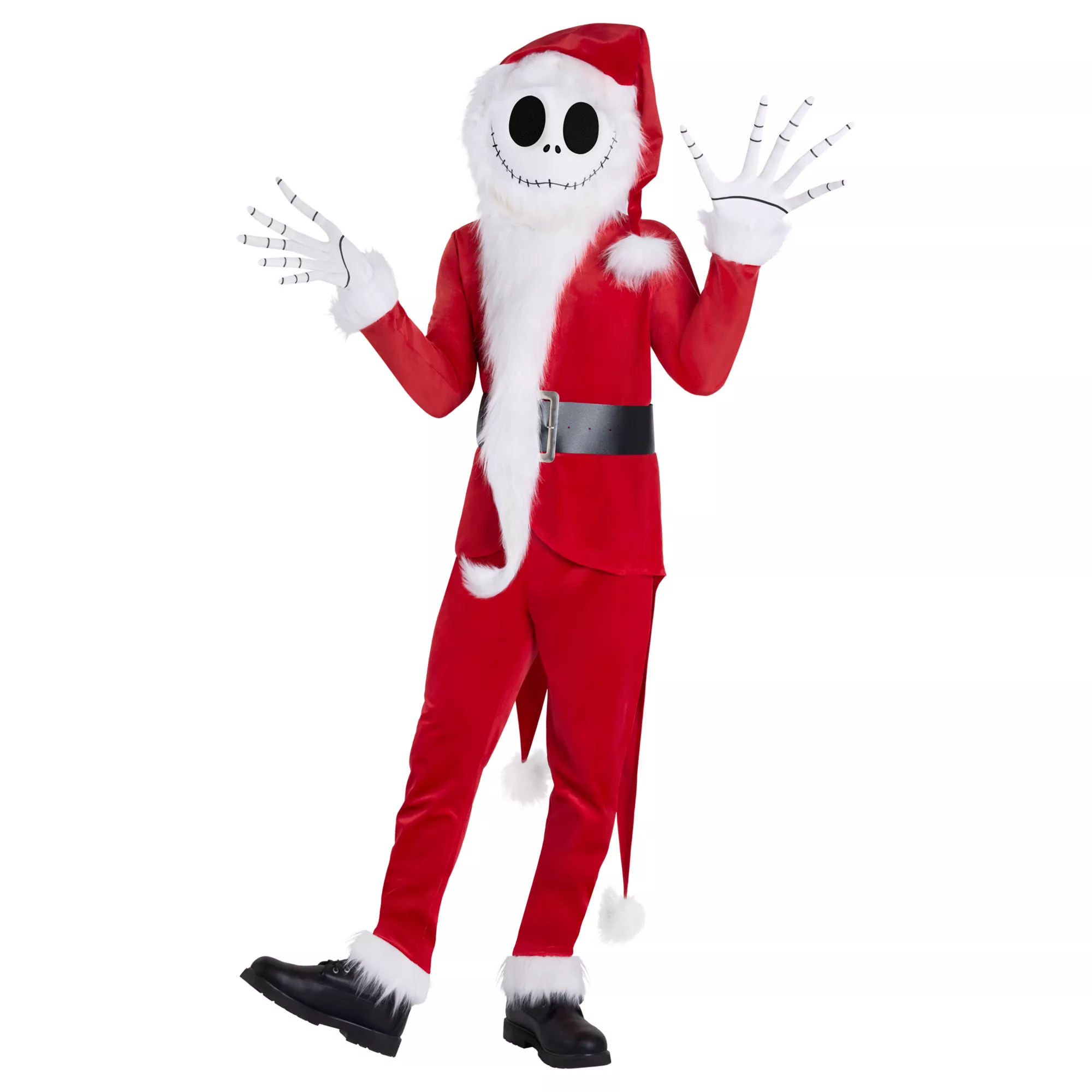 Adult Jack Skellington Santa Costume - The Nightmare Before Christmas at Spirit Halloween