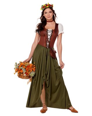 Adult Medieval Maiden Costume