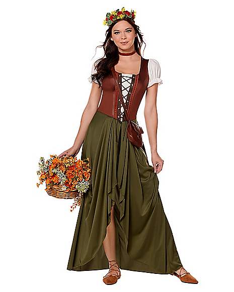 Adult Medieval Maiden Costume - Spirithalloween.com