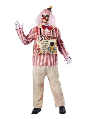 Adult I Scream Clown Costume