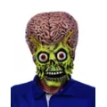 Martian Warrior Moving Mouth Full Mask - Mars Attacks! at Spencer's