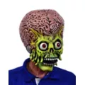 Martian Warrior Moving Mouth Full Mask - Mars Attacks! at Spencer's