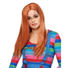 Heat Resistant Long Chucky Wig at Spirit Halloween