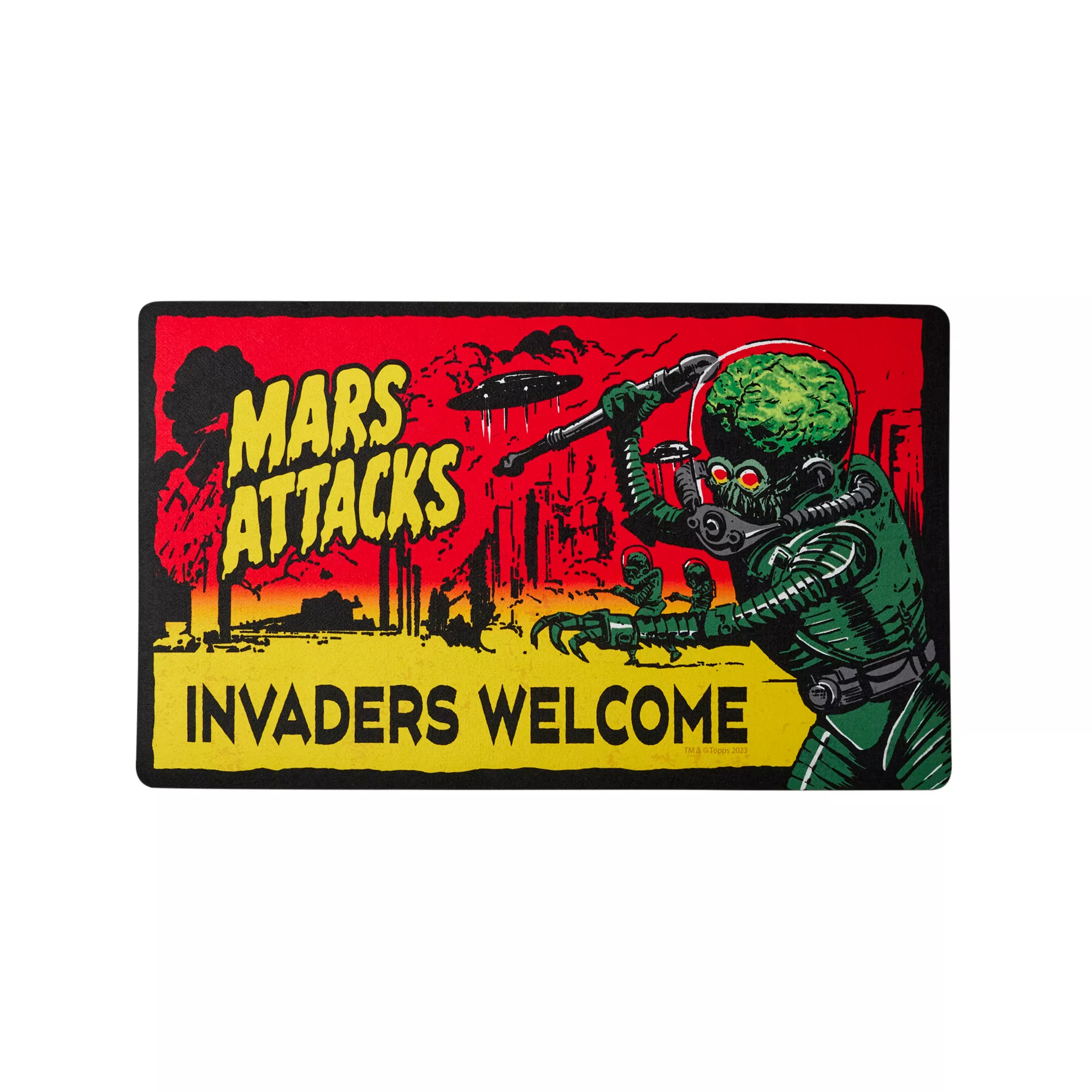 Invaders Welcome Doormat - Mars Attacks at Spirit Halloween
