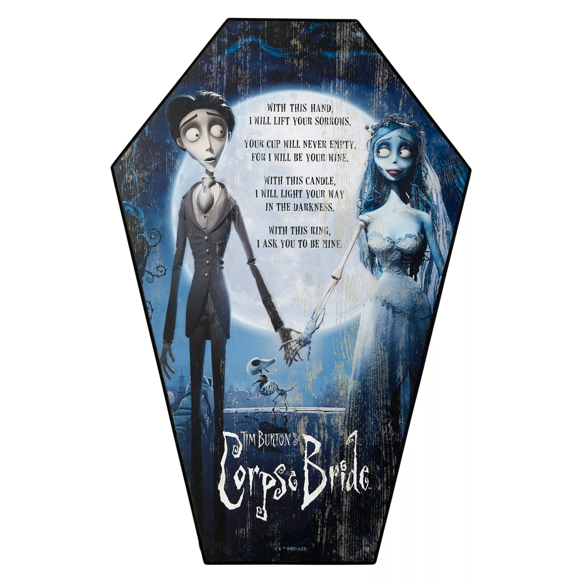 Corpse Bride Coffin Sign - 14 Inch. at Spencer's