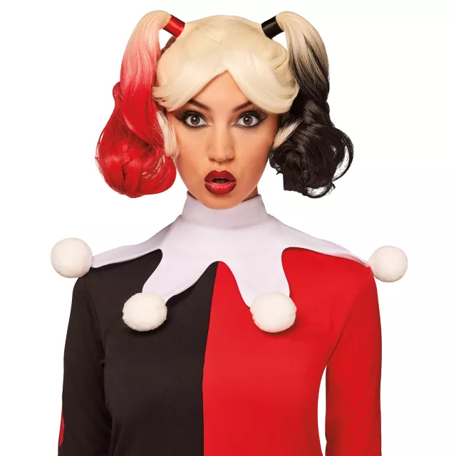 Harley Quinn Pigtails Wig - DC Villains at Spencer's