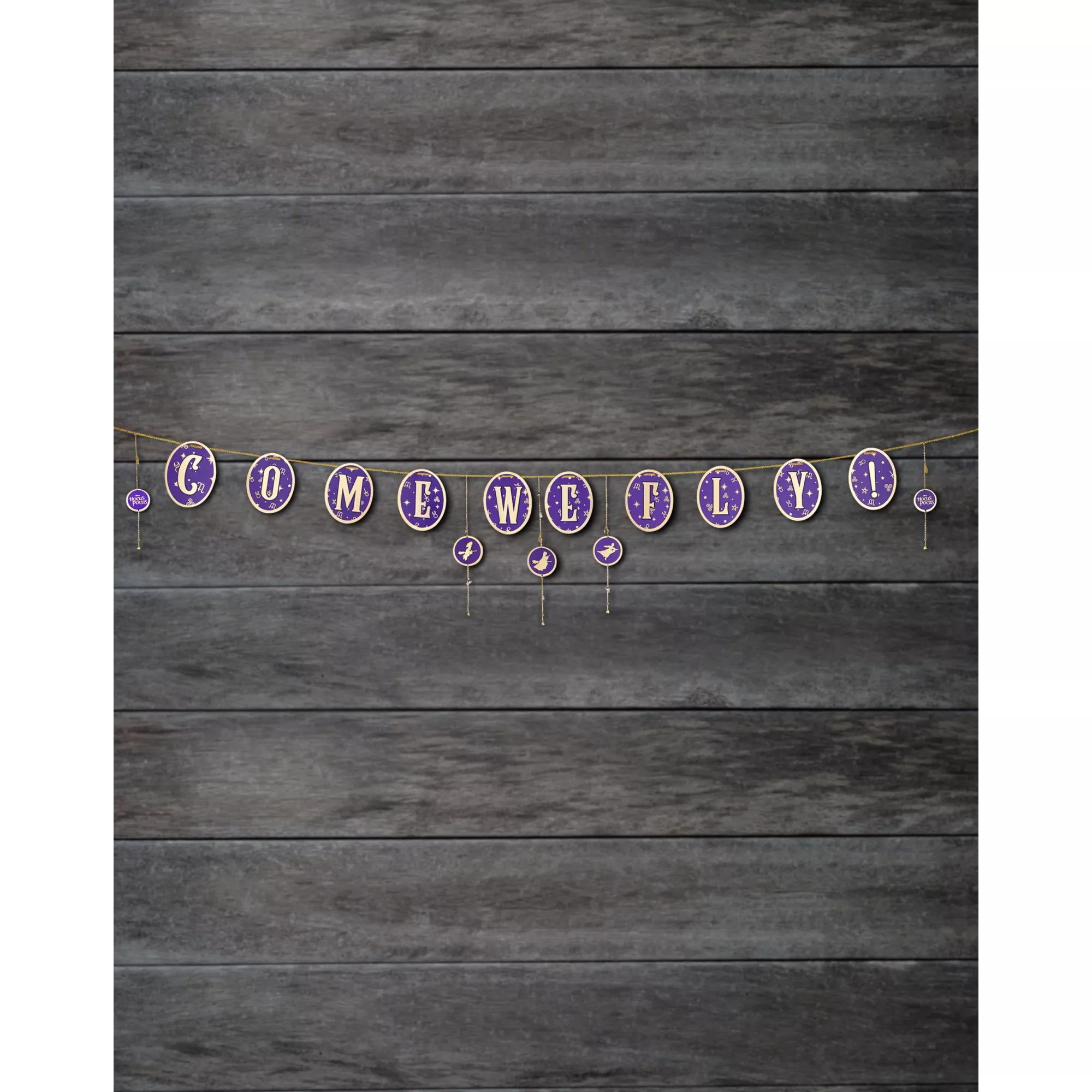 Come We Fly Banner - Hocus Pocus at Spencer's