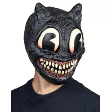 Creepy Cartoon Cat Full Mask at Spencer's