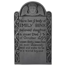 30 Inch Emily Binx Tombstone - Hocus Pocus at Spirit Halloween