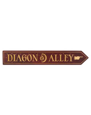 Diagon Alley Sign 20 Inch. - Harry Potter - Spirithalloween.com