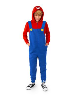 Disguise Yoshi Hooded Jumpsuit Child Costume – Super Mario Brothers, Green, Boys