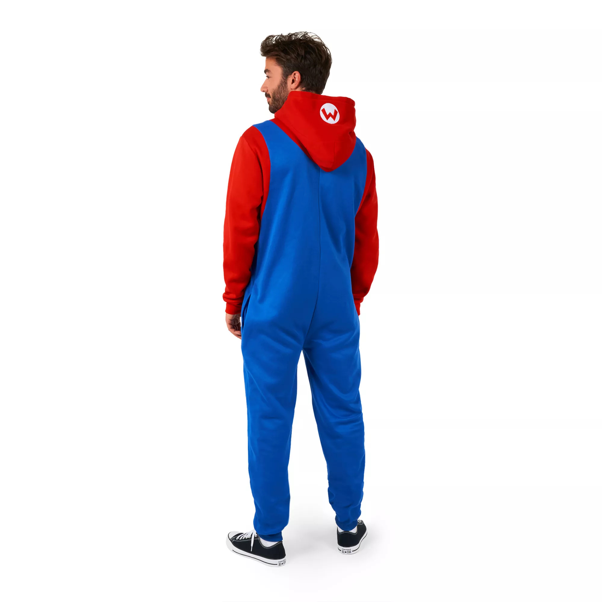 Adult Mario Jumpsuit With Hood - Super Mario Bros. at Spirit Halloween
