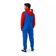 Adult Mario Jumpsuit With Hood - Super Mario Bros. at Spirit Halloween