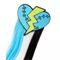 Frankie Stein Clip-In Hair Extensions - Monster High at Spirit Halloween