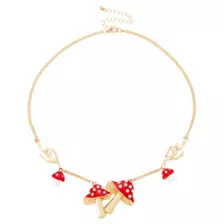 Multi-Pack Red Mushroom Earrings and Necklace Set at Spencer's