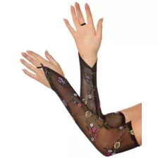 Grunge Fairy Embroidered Gloves at Spencer's