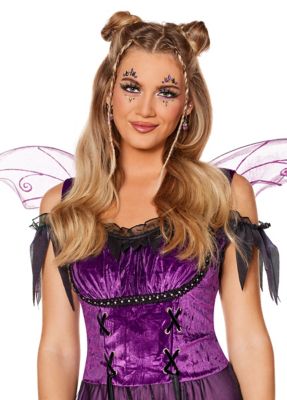 purple fairy makeup for halloween
