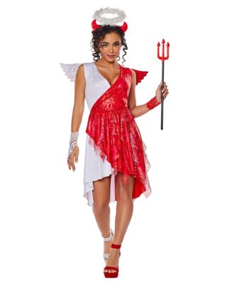 Adult Devilish Angel Costume - Spirithalloween.com