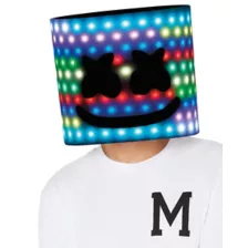 Light-Up Marshmello Helmet at Spencer's