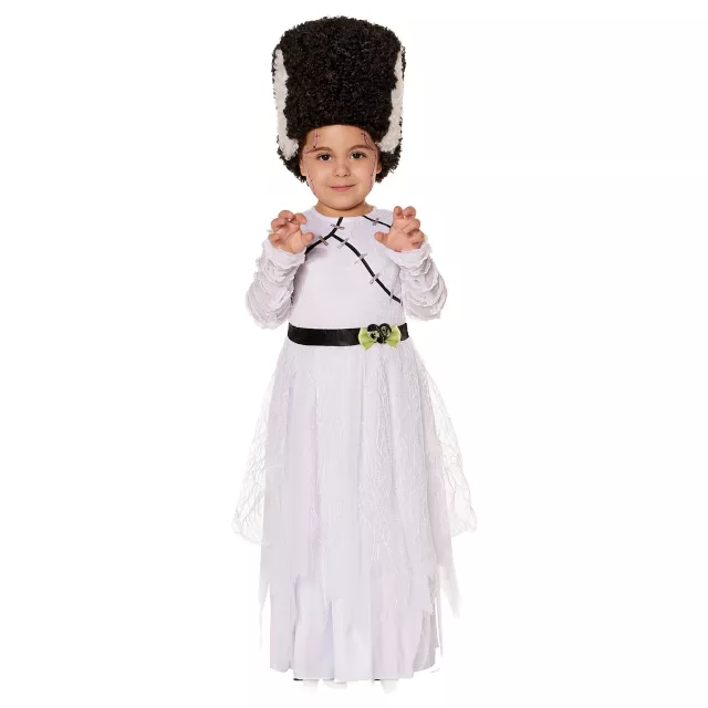 Universal Monsters Bride of Frankenstein Costume Child White Universal Monsters Bride of Frankenstein Costume Child White