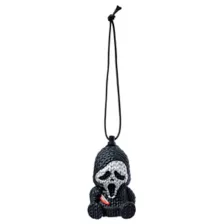 Ghost Face Metallic Silver Micro Charm at Spencer's