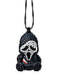 Ghost Face ® Metallic Silver Micro Charm - Handmade by Robots