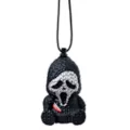 Ghost Face Metallic Silver Micro Charm at Spencer's