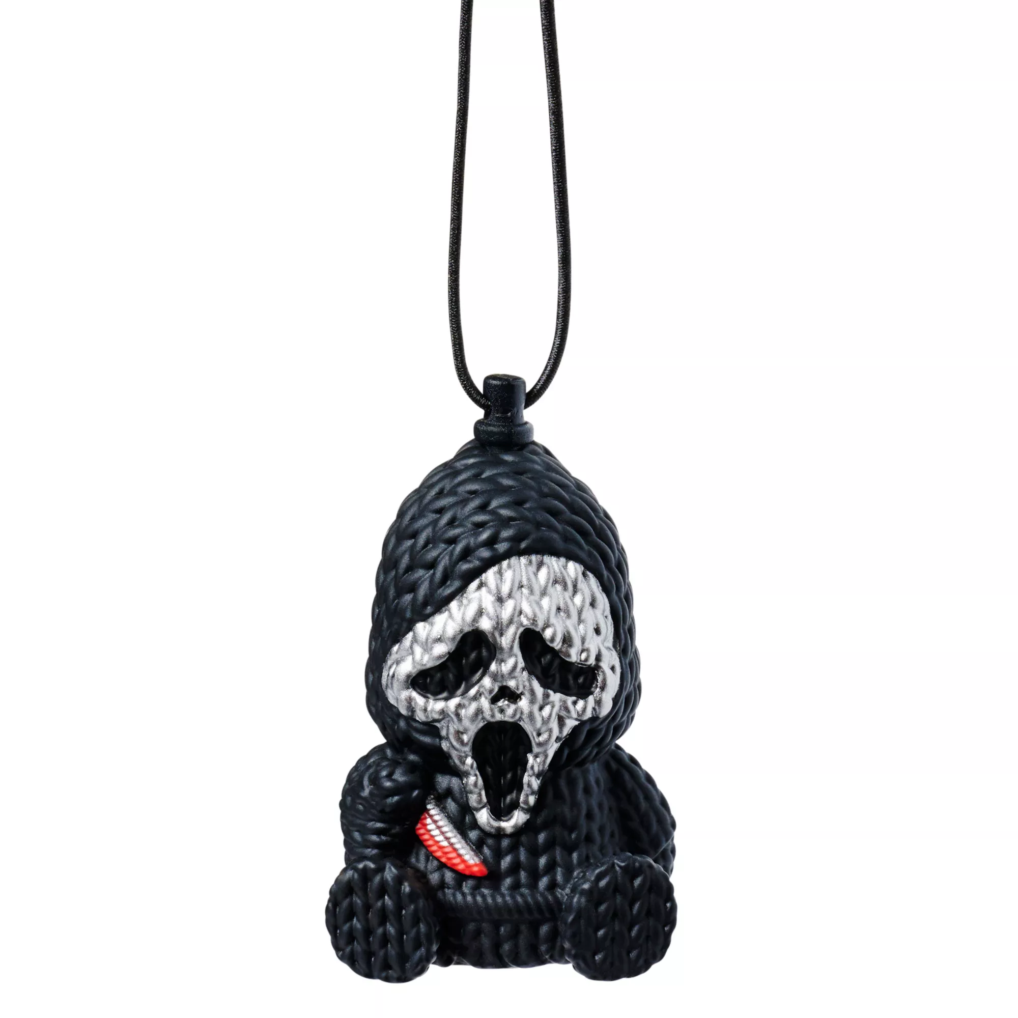 Ghost Face Metallic Silver Micro Charm at Spencer's