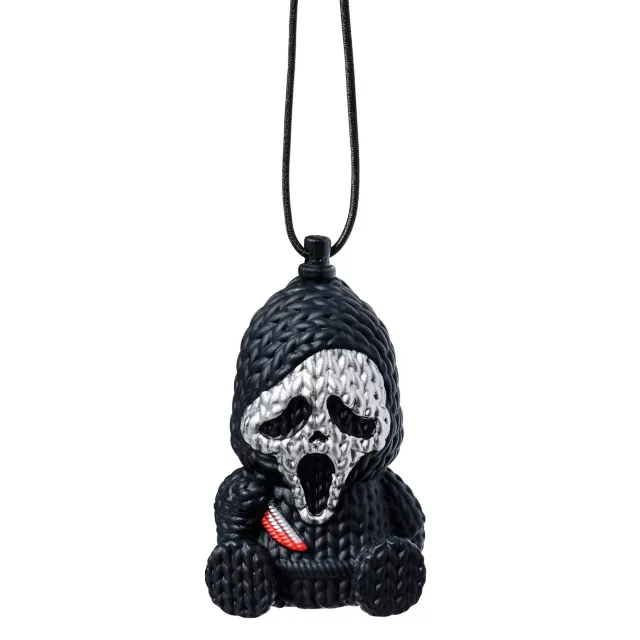 Ghost Face Metallic Silver Micro Charm at Spencer's