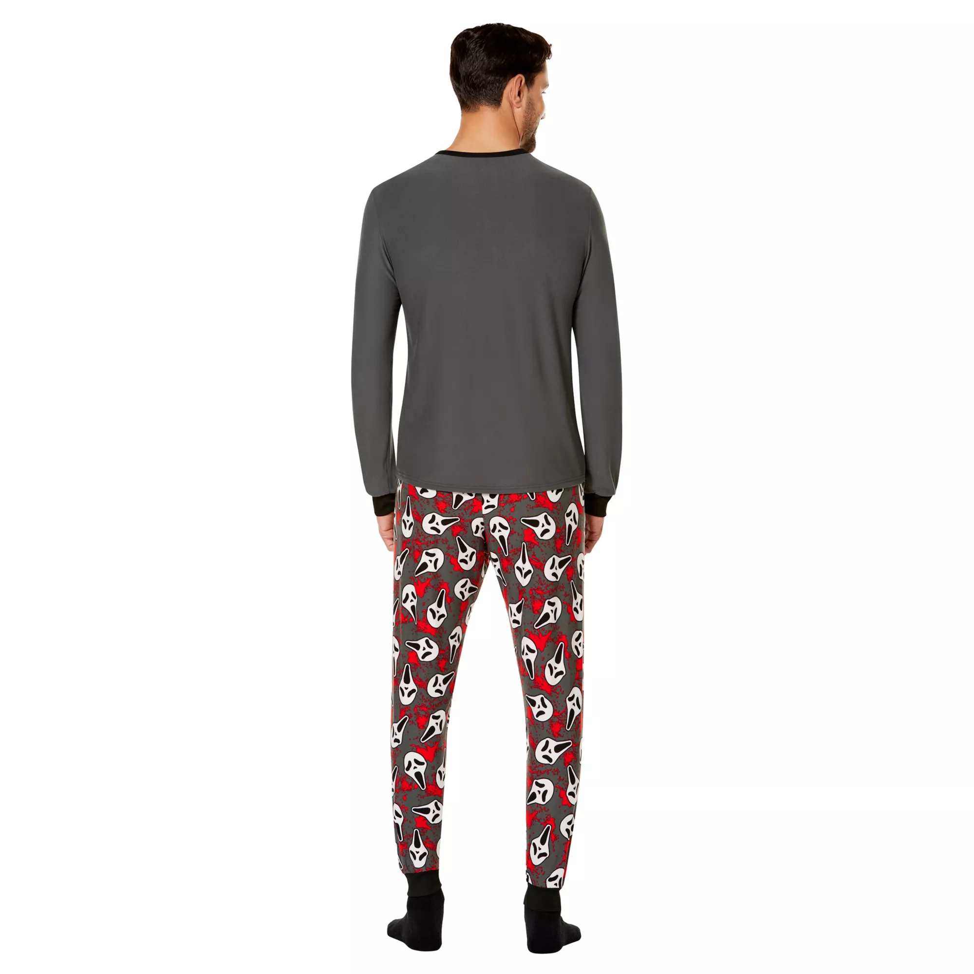 Adult Ghost Face Pajama Set at Spencer's