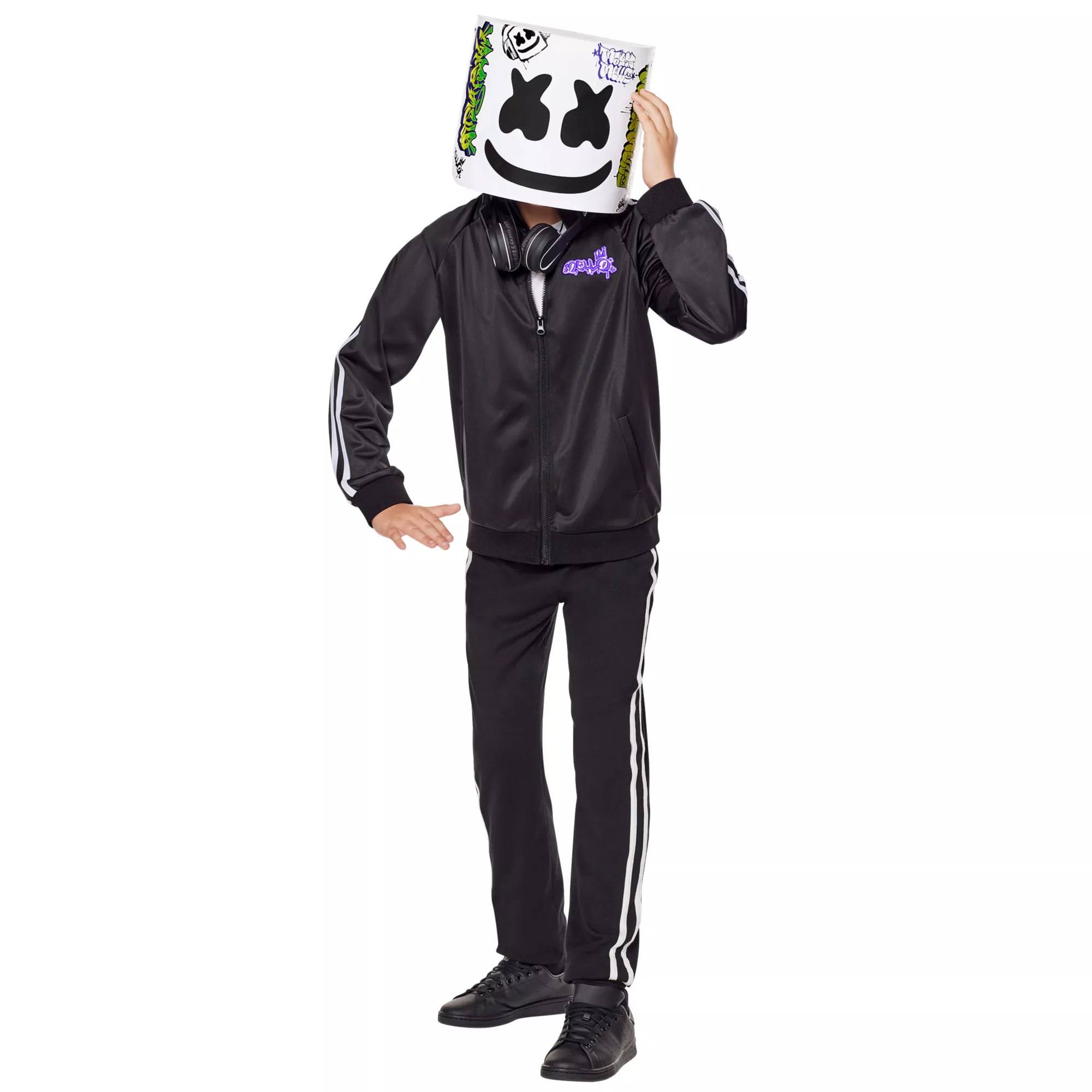 Kids Marshmello Graffiti Jacket at Spencer's
