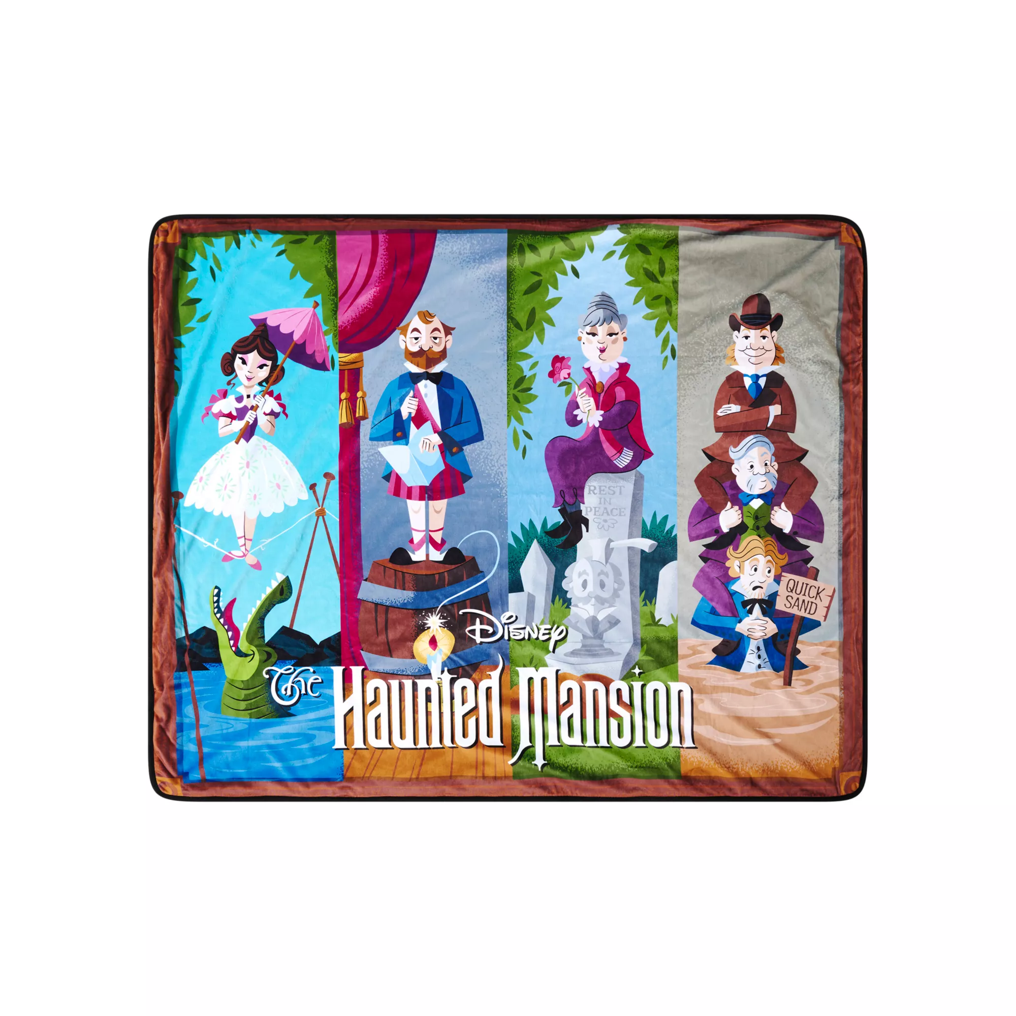 Disney The Haunted Mansion Portrait Fleece Blanket at Spencer's