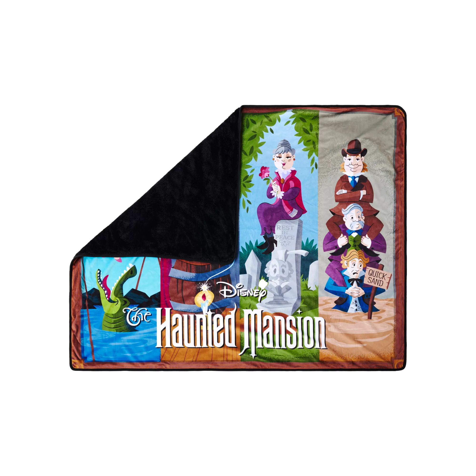 Disney The Haunted Mansion Portrait Fleece Blanket at Spencer's