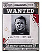 Michael Myers Wanted Poster Sign - Halloween