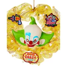 The Crazy Show Wreath - Killer Klowns from Outer Space at Spirit Halloween