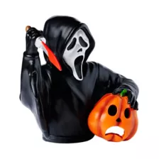 Light-Up Ghost Face Bust Statue at Spencer's