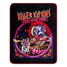 Killer Klowns from Outer Space Retro Fleece Blanket at Spirit Halloween