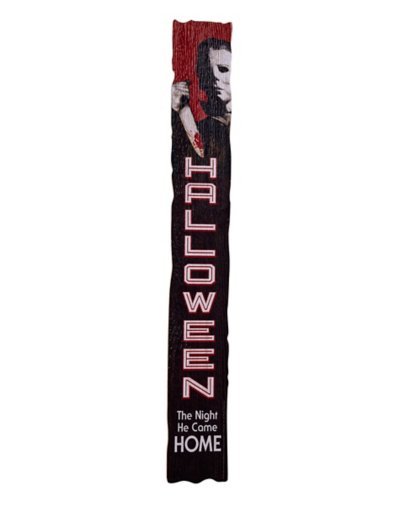 Michael Myers Slash Leaner Sign - Halloween by Spirit Halloween