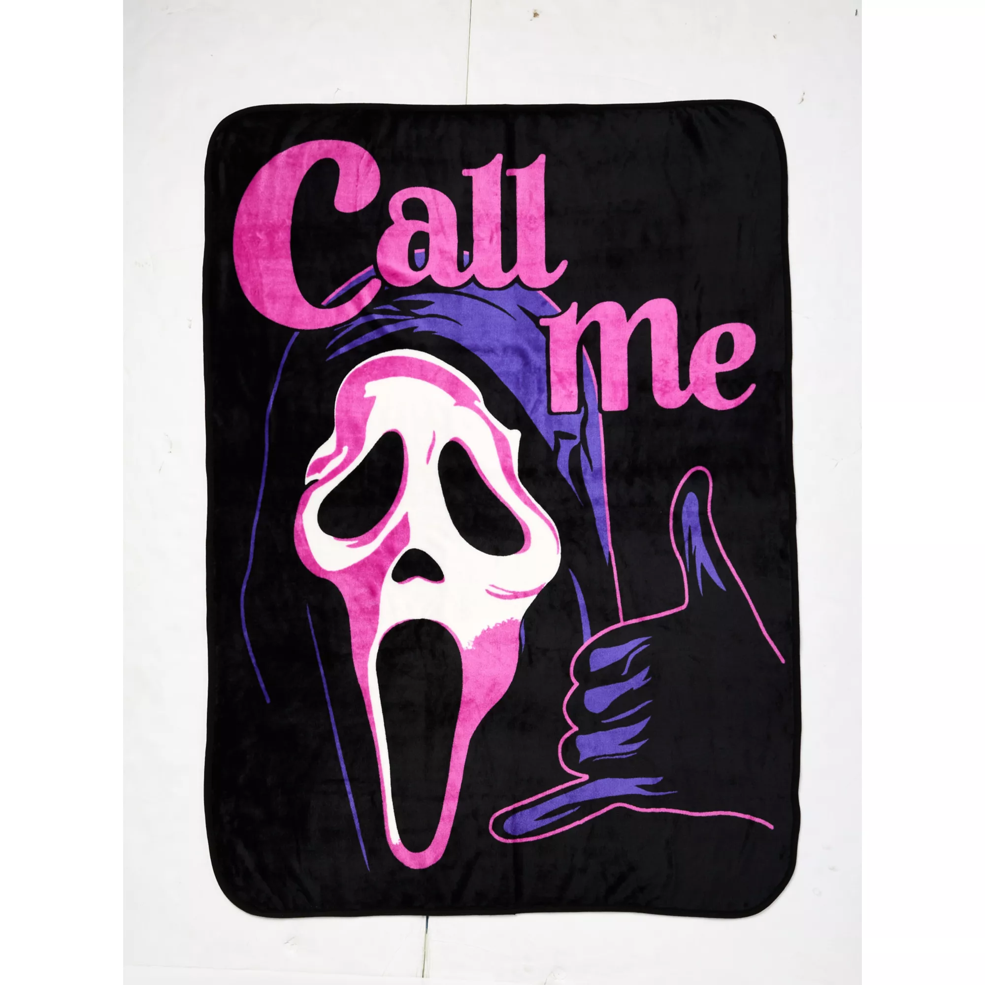 Call Me Double Sided Fleece Blanket - Ghost Face at Spirit Halloween