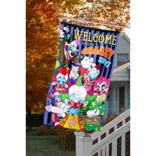 The Crazy Show Flag - Killer Klowns from Outer Space at Spirit Halloween