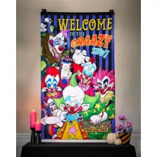 The Crazy Show Flag - Killer Klowns from Outer Space at Spirit Halloween
