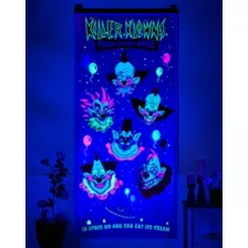 Killer Klowns from Outer Space Black Light Wall Panel at Spencer's
