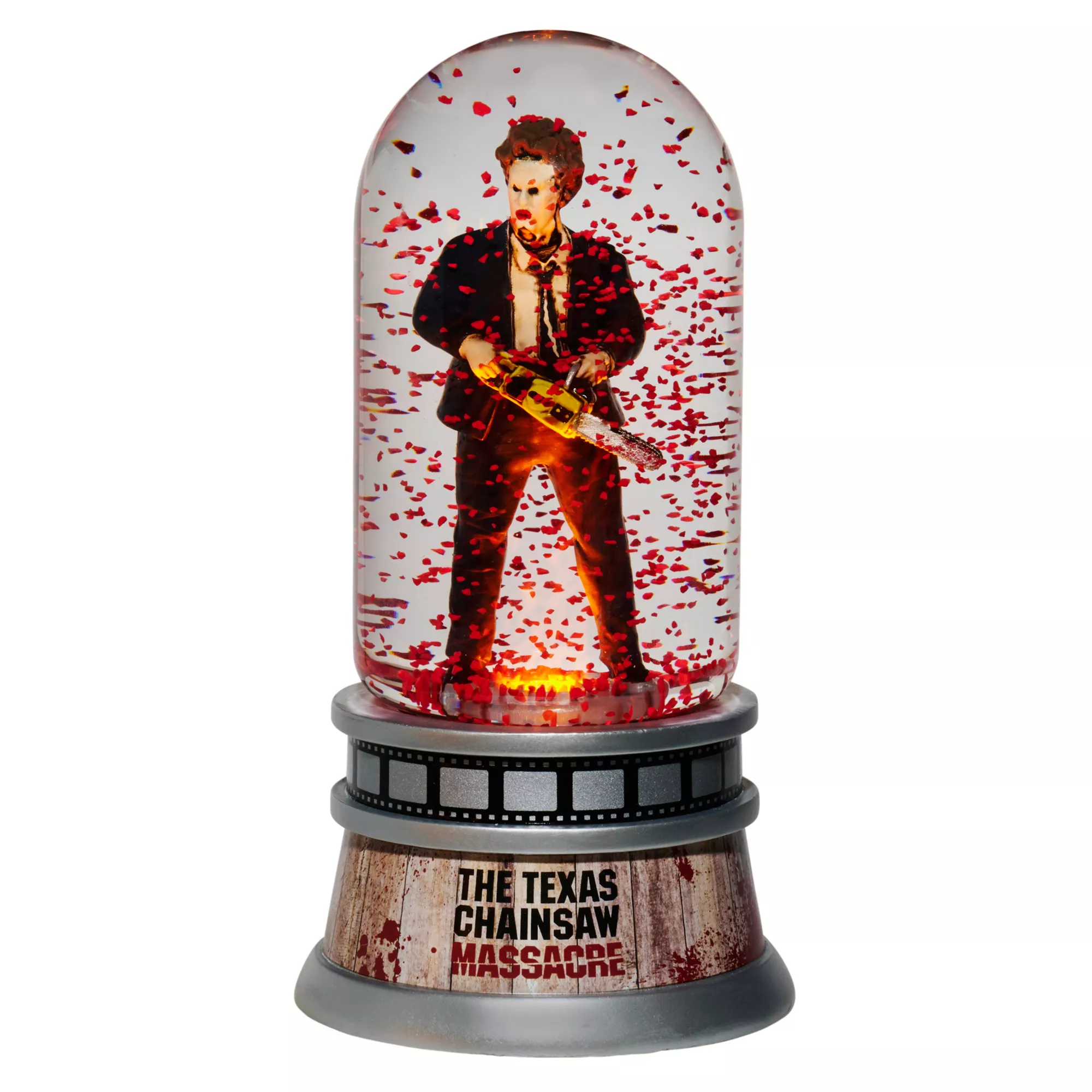 Light-Up Leatherface Bloody Snow Globe - The Texas Chainsaw Massacre at Spirit Halloween