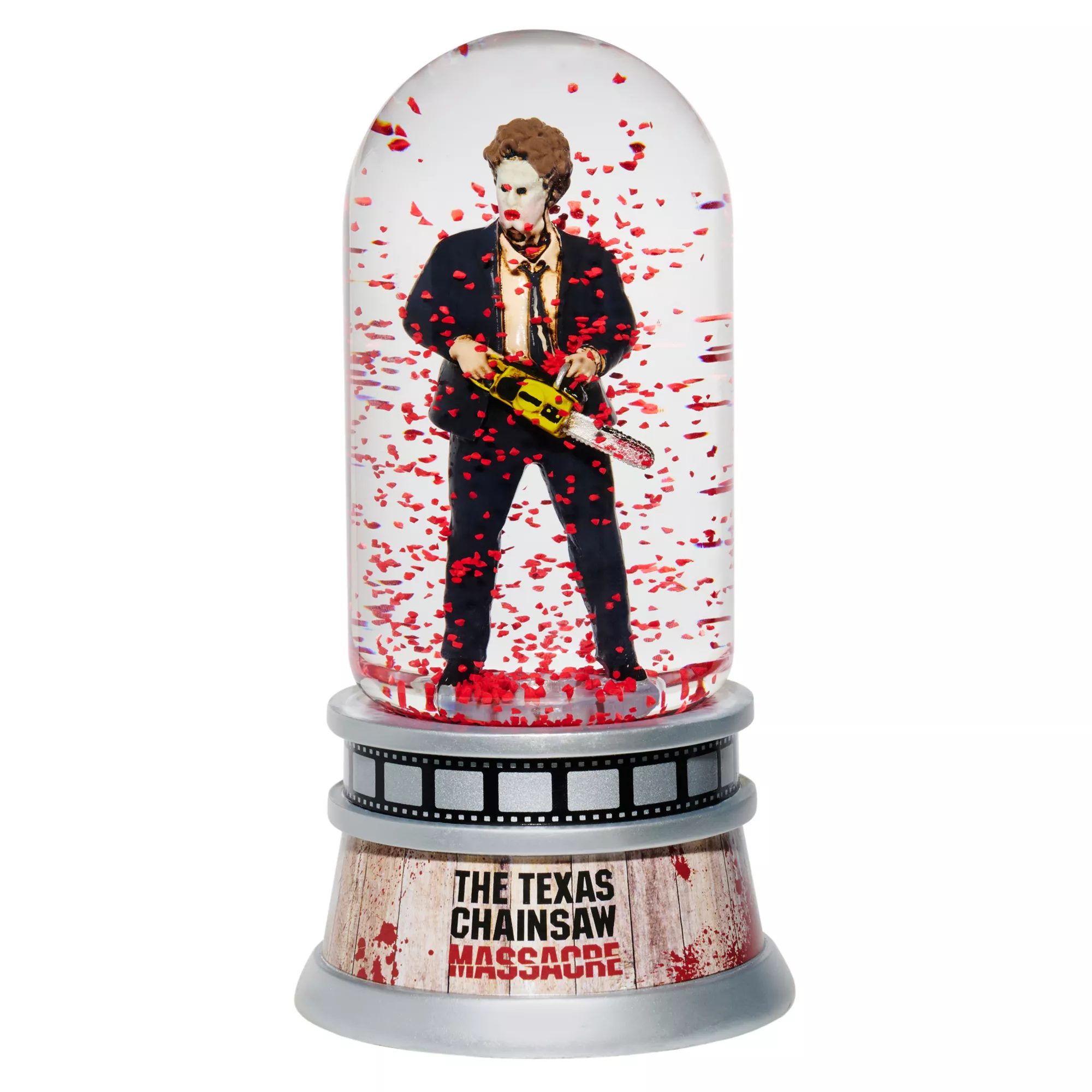Light-Up Leatherface Bloody Snow Globe - The Texas Chainsaw Massacre at Spirit Halloween