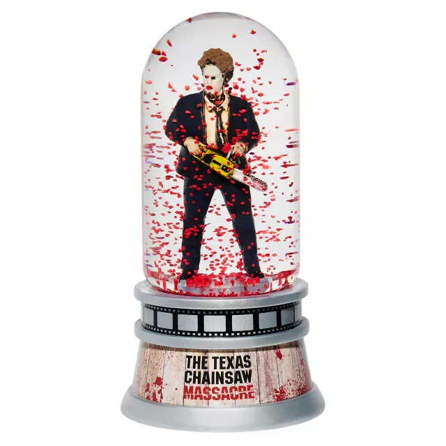 Light-Up Leatherface Bloody Snow Globe - The Texas Chainsaw Massacre at Spirit Halloween