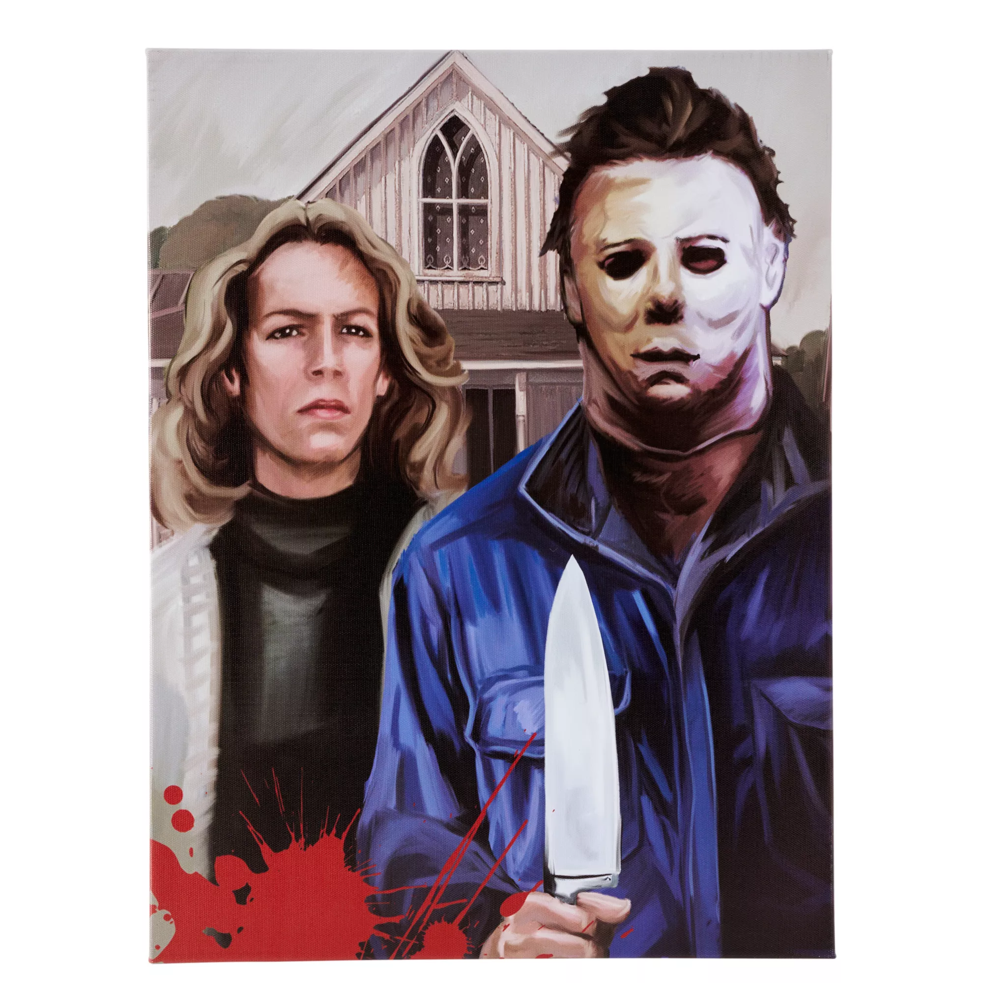 Laurie Strode and Michael Myers Canvas - Halloween at Spirit Halloween