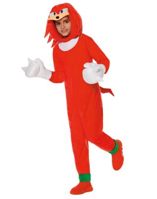 Kids Sonic The Hedgehog Costume Boys Jumpsuit w/ Gloves Cosplay